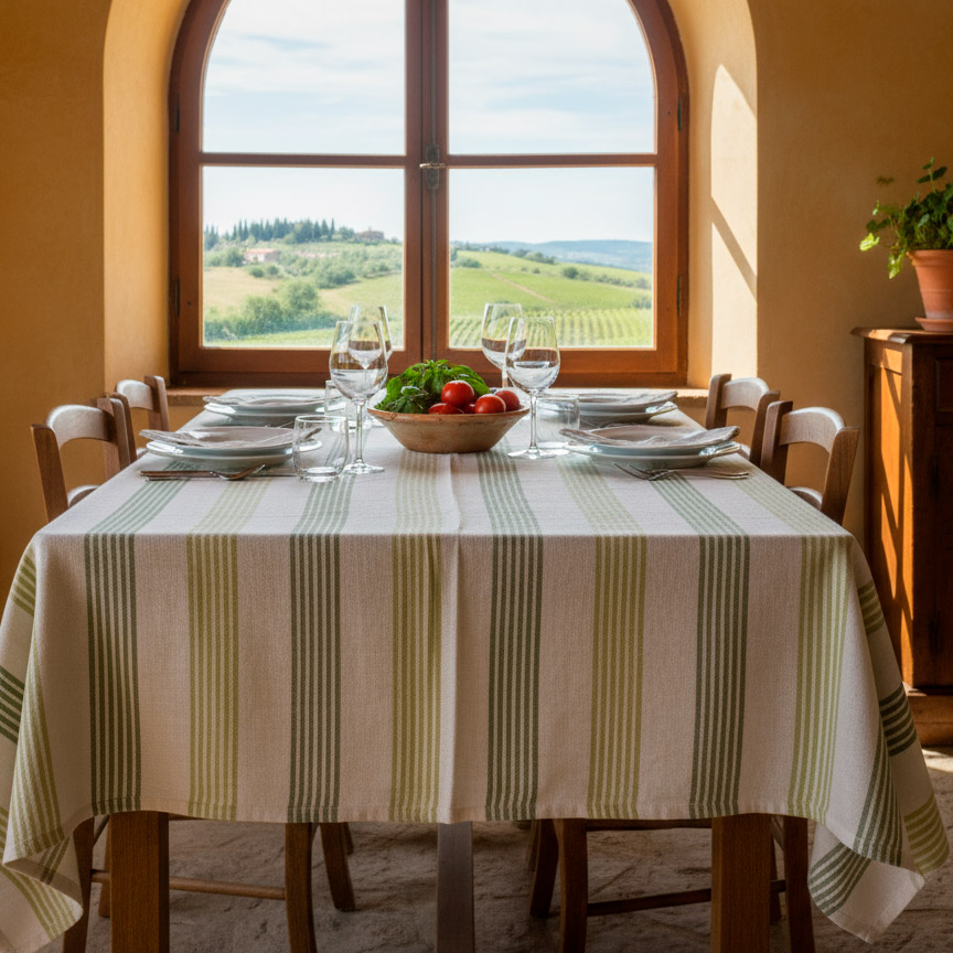 Mantel de lino lavado Prete