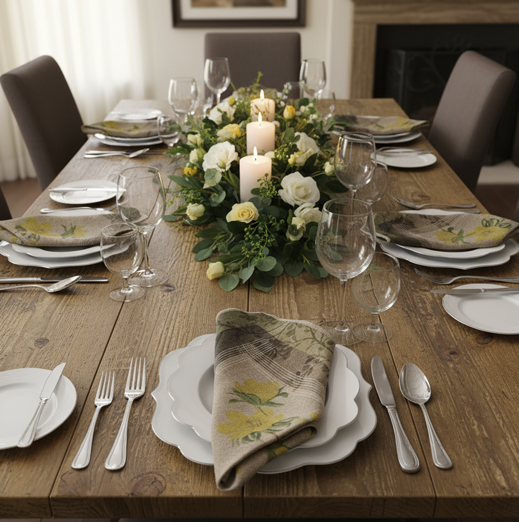 Servilleta Pie di Gallo – Lino y Cáñamo